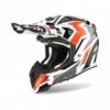 Airoh Aviator Ace Swoop White-Orange -Magasin D'Accessoires De Moto De Qualité airoh aviator ace swoop white orange cross helmet helm casque kask casco 1 1