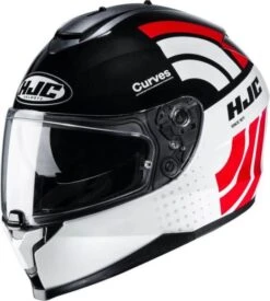 HJC C70 Curves White / Red