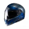 HJC I90 May Blue/Grey MC3 -Magasin D'Accessoires De Moto De Qualité hjc i90 may blue grey mc2 modular helmet klapphelm casque modulaire systeemhelm kask casco modular 1 1