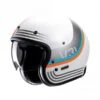 HJC V31 Byron White/Grey MC28 -Magasin D'Accessoires De Moto De Qualité hjc v31 byron white grey mc27 open face helmet helm casque jet kask casco abierto 1 1