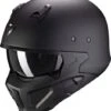 Scorpion COVERT-X SOLID Matt Black 1 Scorpion COVERT-X SOLID Matt Black -Magasin D'Accessoires De Moto De Qualité scorpion covert x solid matt black open face helmet helm casque kask casco 1 1