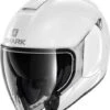 Shark CITYCRUISER BLANK White Azur WHU -Magasin D'Accessoires De Moto De Qualité shark citycruiser blank whu white azur jet helmet helm casque kask casco 1 4